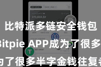 比特派多链安全钱包  Bitpie APP成为了很多半字金钱往复者的首选