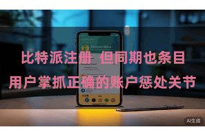 比特派注册  但同期也条目用户掌抓正确的账户惩处关节