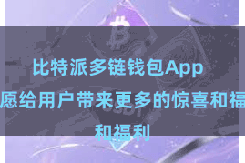 比特派多链钱包App 但愿给用户带来更多的惊喜和福利